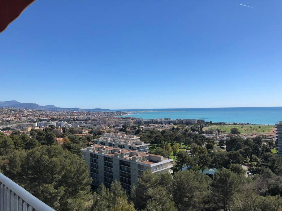 2-Room 60 M², Panoramic View, 2 Balconies, 50M Pool Cagnes-sur-Mer Eksteriør billede